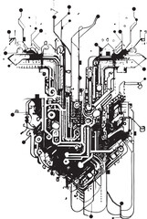 Heart circuit board 