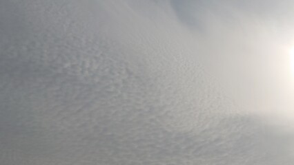 空を覆い隠すひつじ雲