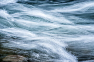 Smoky Mountain River In Motion