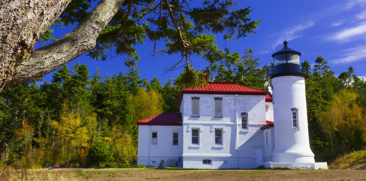 Admiralty Head Light, Whidbey Island, Fort Casey State Park; Washington, USA; Washington, United States of America