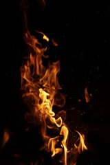 Fototapeta premium fuego nocturno