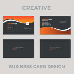 Creative, Modern, Organic Business Card Design Template