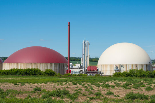 Biogas Power Plant; Hesse, Germany