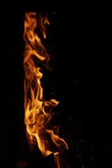 Obraz premium fuego nocturno