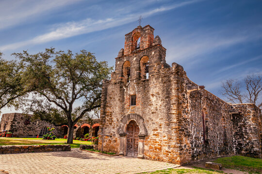 Mission San Francisco De La Espada, Catholic Church; San Antonio, Texas, United States of America