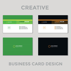 Simple Modern Business Card Design Template