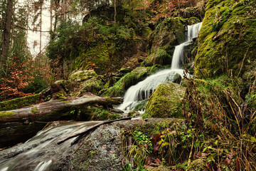 Wasserfall im Mittelgebirge
