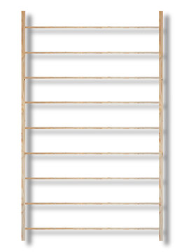 simple wooden bookcase