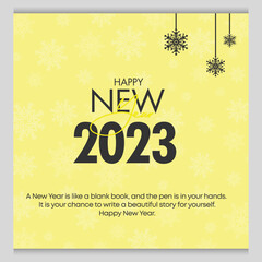 Happy New Year 2023  Greeting Card