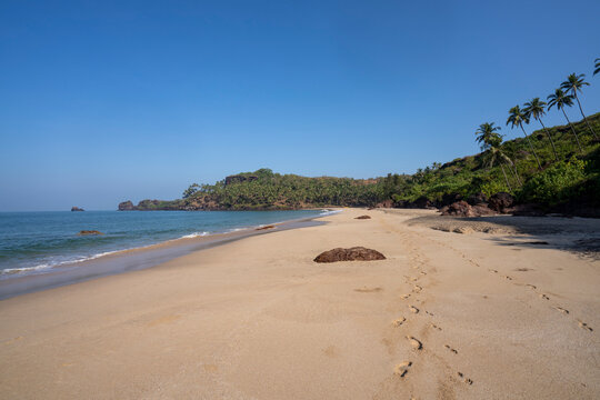 Cabo de Rama beach at Cabo Serai in South Goa, India; Cabo de Rama, Goa, India