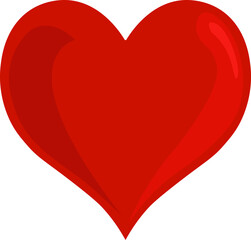 Heart Love Emoji Icon Object Symbol Gradient Vector Art Design Cartoon Isolated Background.