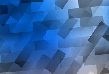 Light Blue, Yellow vector background with rectangles.