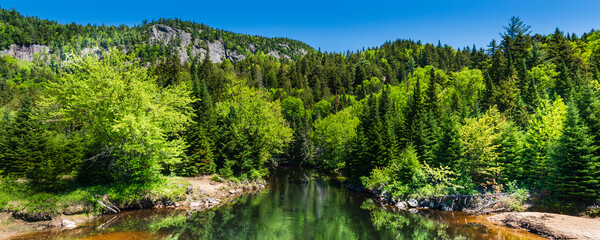 Riviere du Nord in the Laurentides of Quebec; Quebec, Canada