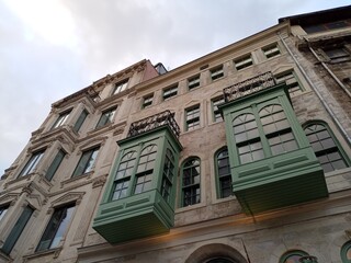 facade of an building, Istanbul, Innenstadt 