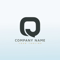 web based platform and app logo letter Q
