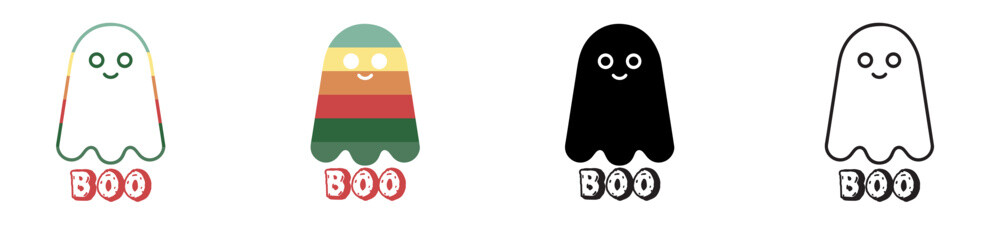 Halloween Cute Boo Ghost