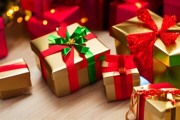 Obraz premium Gift boxes