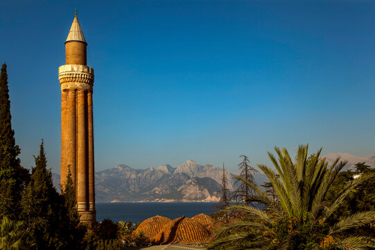Yivli Minaret, Yivli Minare Mosque; Kaleici, Antalya, Turkey