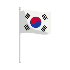 South Korea Flag Composition