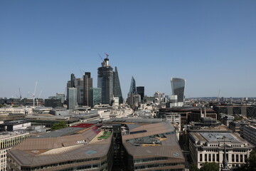 Panoramic view of London in England, United Kingdom