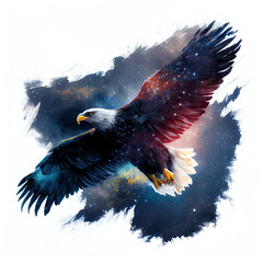 Fototapeta na wymiar Spirit Animal Eagle - by Generative AI