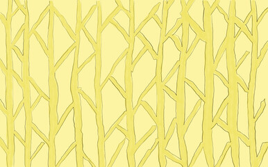 Fondo abstracto amarillo echo a mano.