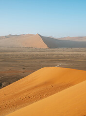 Fototapeta na wymiar View from Dune 45, Sossusvlei, Namibia