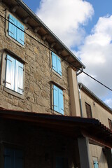old house with windows