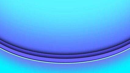 Abstract background blue 3d curve gradient simple modern elegant premium vector