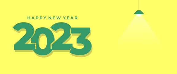 Happy New Year Banner Template or background. Suitable to use on New Year event. Also suitable for uploading social media at New Year event