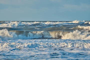 huge breaking waves at north sea coast. High quality photo © Florian Kunde