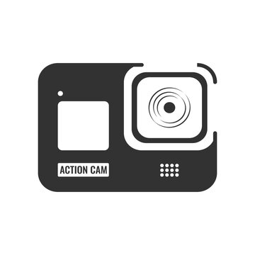 Action Camera Icon vector illustration in trendy design style isolated on white background. Perfect graphic resources for you.