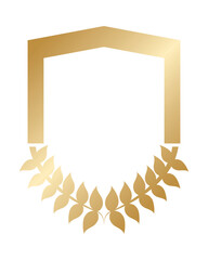 golden shield badge