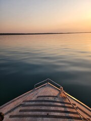 boat on the lake