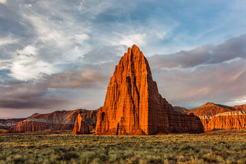 The Temples of the Sun and Moon, Capitol Reef National Park, Utah