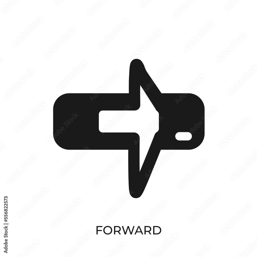Aufkleber the best back and forward icon vector. symbol illustration in unique trendy style. from computer ope