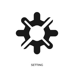 The best Setting icon vector. Symbol illustration in unique trendy style. From Online Store icons theme collections. Suitable for many purpose.