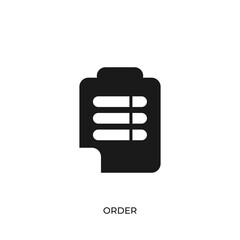 The best Order icon vector. Symbol illustration in unique trendy style. From Online Store icons theme collections. Suitable for many purpose.