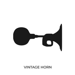 The best Vintage Horn icon. illustration with unique style. Suitable for many purpose.