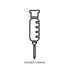 The best syringe icon vector illustration in various trendy mode. Editable graphic resources for many purposes. 