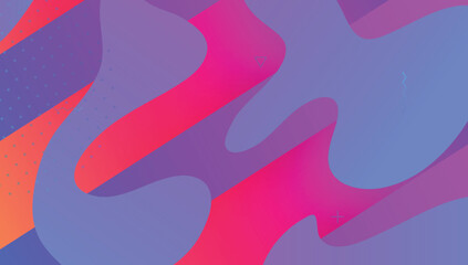 Dynamic Flyer. Flat Landing Page. Neon Banner. Bright Page. Flow Digital Poster. Purple Plastic Design. Fluid Pattern. Horizontal Template. Violet Dynamic Flyer