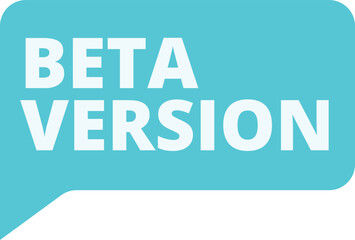 Light beta version icon cartoon vector. Computer digital. Online label