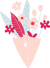 Flower bouquet illustration