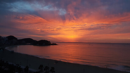 바다, 일몰, 일출, Sea, sunset, sunrise