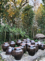 Obraz premium 한국, 전통, 항아리, Korea, Traditional, and Jar