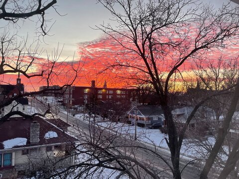 Sunrise Over The Neighborhood