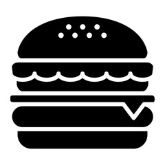Illustration of Burger design Icon