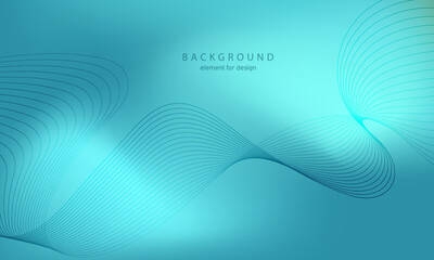 Abstract gradient background. Wave element for design. Digital frequency track equalizer. Stylized line art. Colorful shiny wave with lines created using blend tool. Curved wavy smooth stripe. Vector.