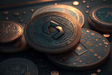 Imaginary Cryptocurrency generated by AI