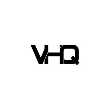 vhq letter initial monogram logo design